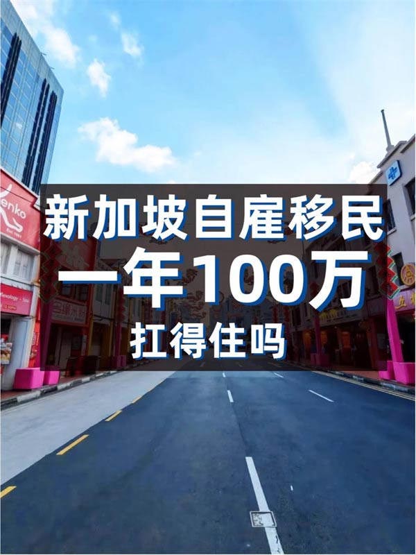 新加坡移民，一年100万扛得住吗？