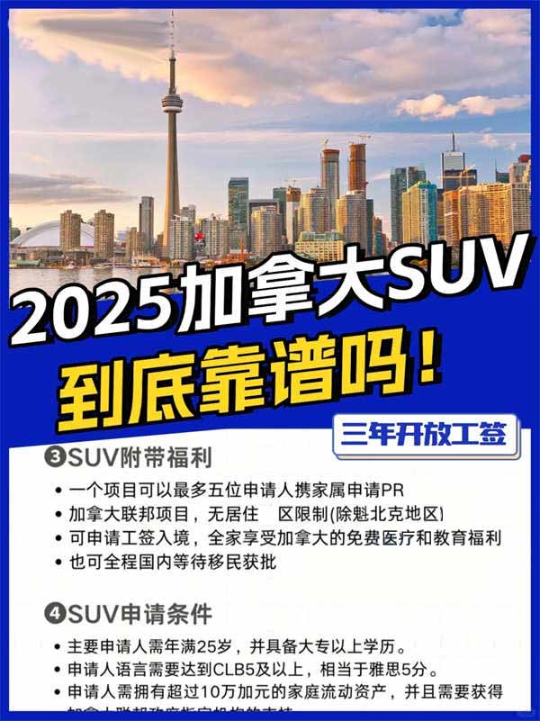 2025年加拿大SUV项目到底靠谱吗？