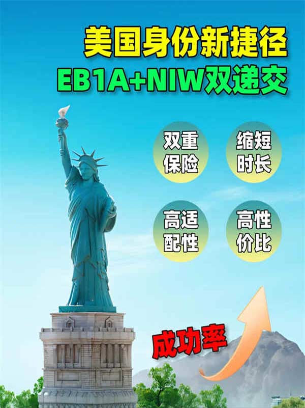 身份破局！美国EB-1A+NIW双递交=加速密码