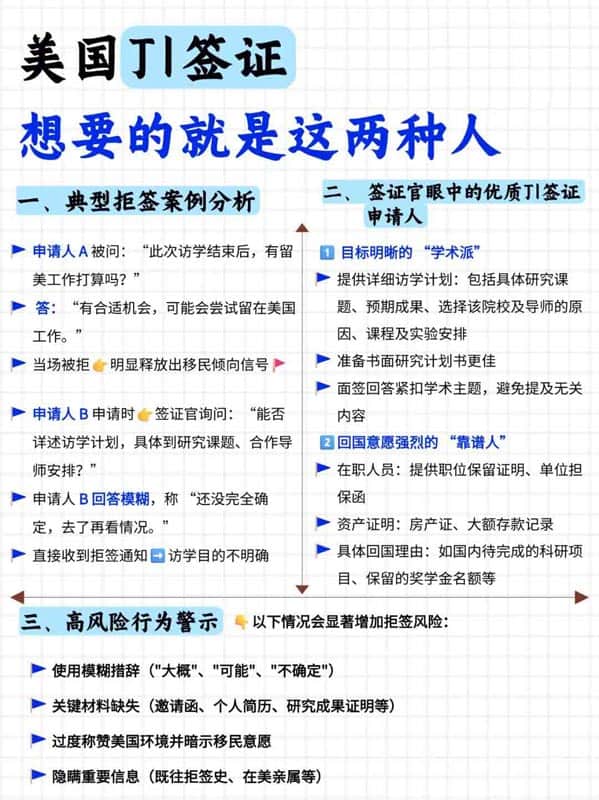美国J1签证!想要的就是这两种人 美国J1签证!想要的就是这两种人
