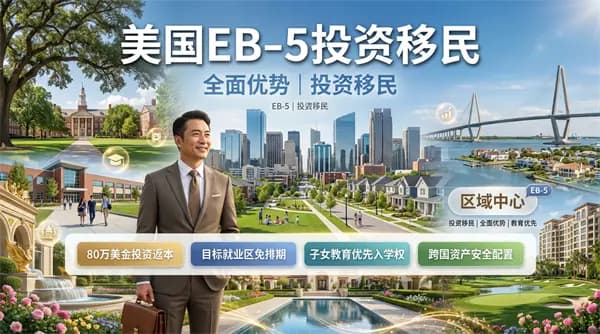 美国EB5移民项目，全家一步到位拿绿卡！