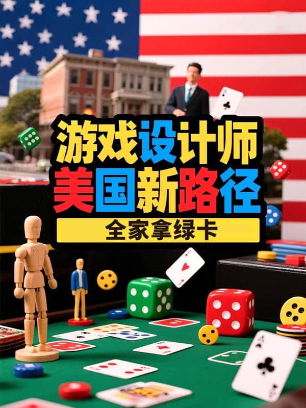 游戏设计师申请美国绿卡的方法来啦! 游戏设计师申请美国绿卡的方法来啦!