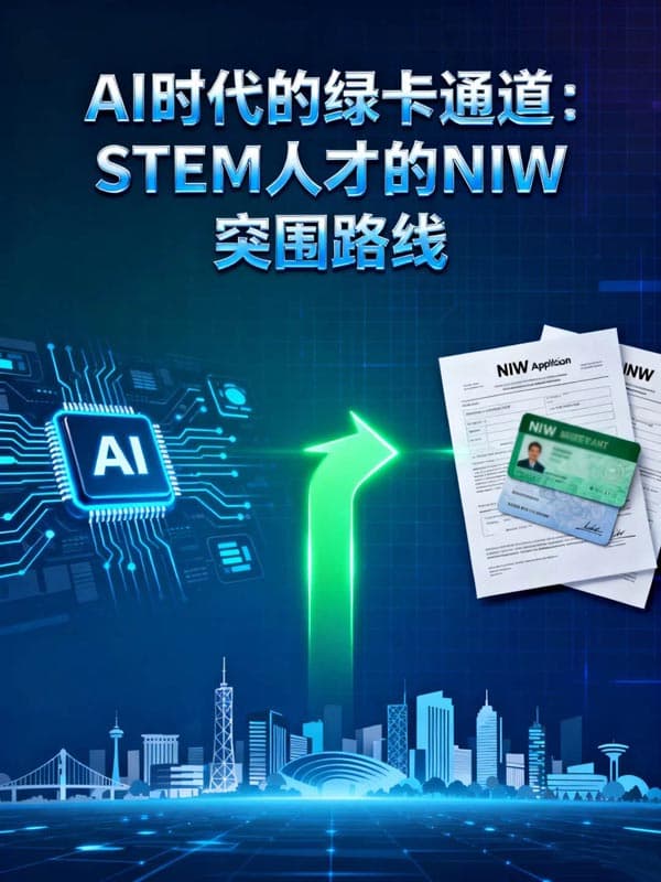 AI时代的绿卡通道:STEM人才的美国NIW突围路线 AI时代的绿卡通道:STEM人才的美国NIW突围路线