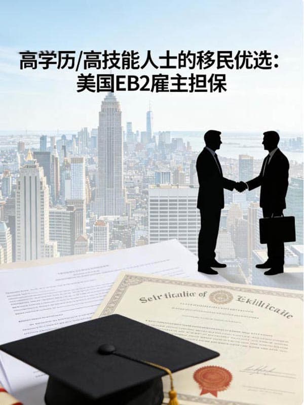 高学历/高技能人士的移民优选:美国EB2雇主担保 高学历/高技能人士的移民优选:美国EB2雇主担保