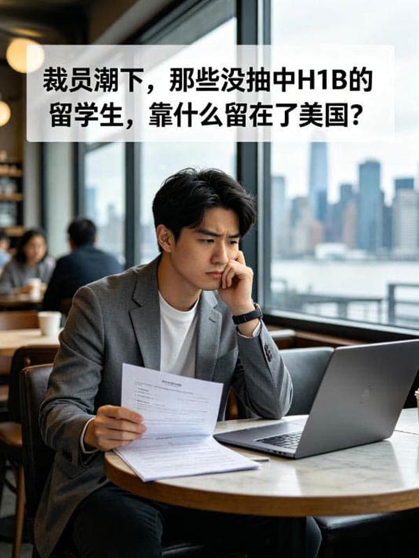 裁员潮下,那些没抽中H1B的留学生,靠什么留在了美国? 裁员潮下,那些没抽中H1B的留学生,靠什么留在了美国?